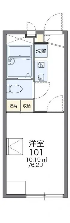 レオパレスJIMY 2階階 間取り