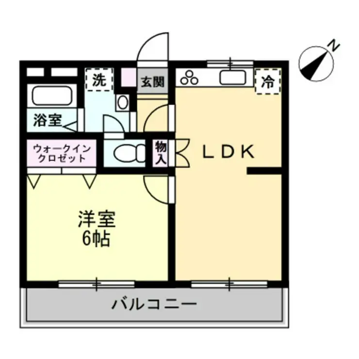 フラットシーダーゲイト2 1階階 間取り