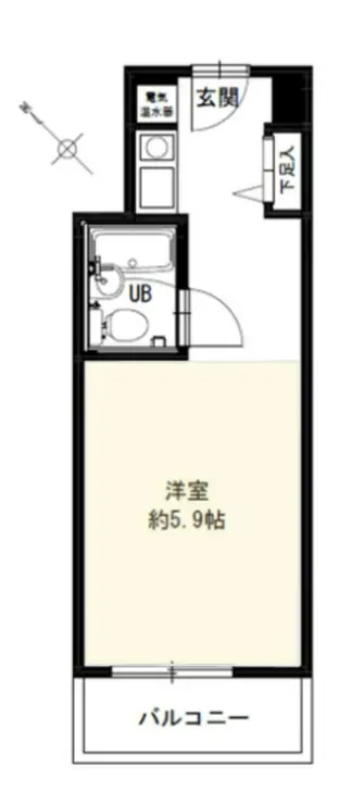 コルム目黒不動前 3階階 間取り