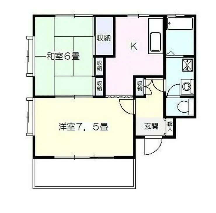 スマイルハイツ 1階階 間取り