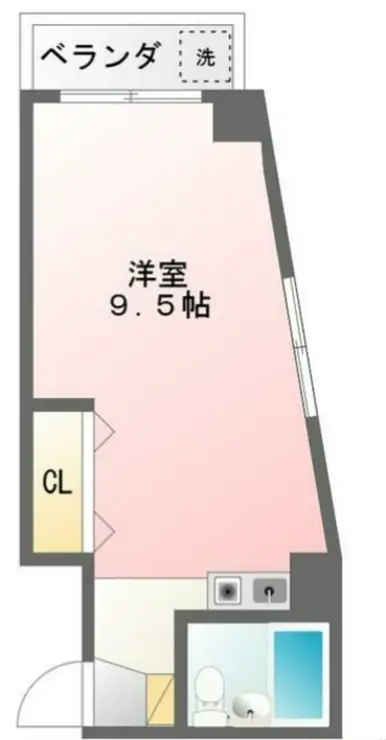 倉林マンション 3階階 間取り