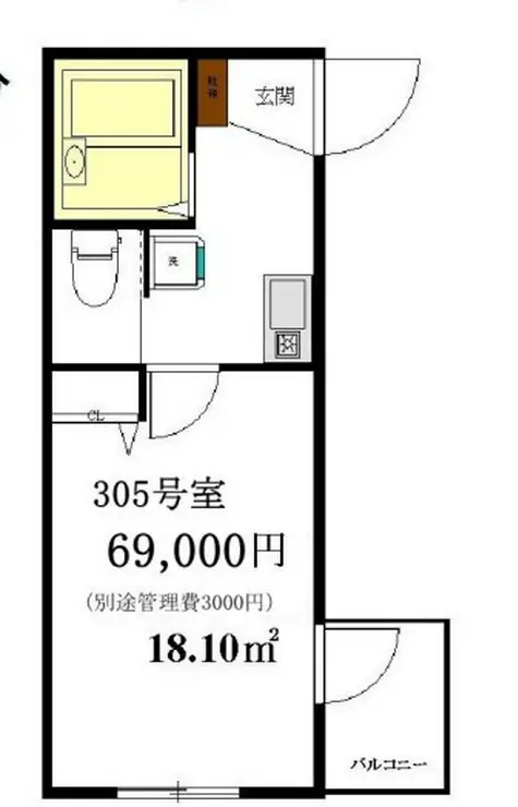 プルミエル 3階階 間取り