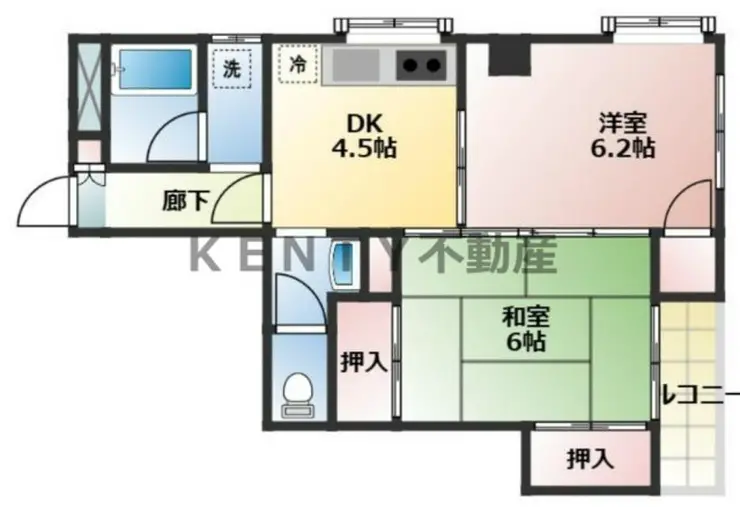 KIMコーポ 3階階 間取り