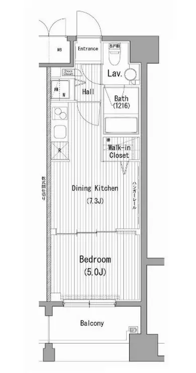 ガーラ・プレシャス横濱関内 8階階 間取り