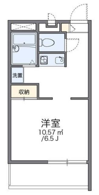 レオパレス豊南(1K/3階)の間取り写真
