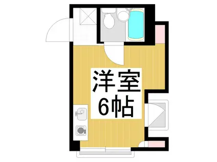 サンシティ城東2号館(ワンルーム/5階)の間取り写真