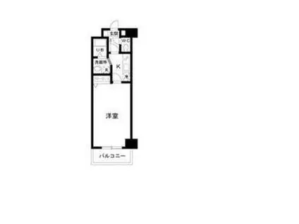 第3OTAビル(1K/6階)の間取り写真