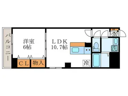 レンブランサ(1LDK/3階)の間取り写真