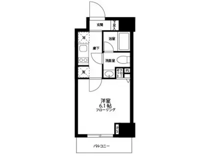 グロースメゾン亀戸(1K/7階)の間取り写真