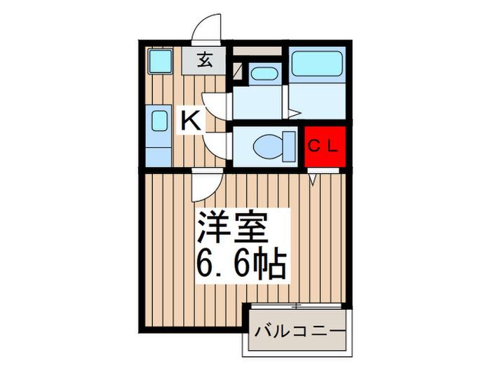 FIKA(1K/3階)の間取り写真