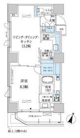 パークアクシス赤坂見附(1LDK/3階)の間取り写真