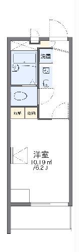 レオパレス清水(1K/3階)の間取り写真
