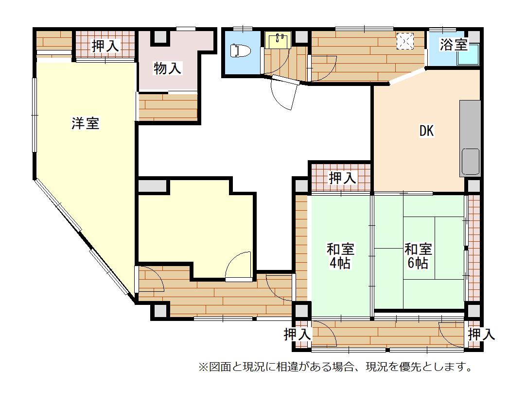 ベーシック福良(3SDK/2階)の間取り写真