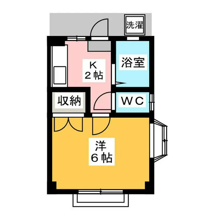 シルクハイツ 1階階 間取り