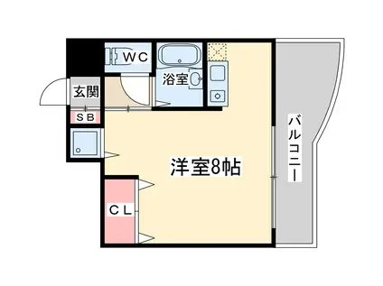 ノルデンハイム新大阪(ワンルーム/7階)の間取り写真