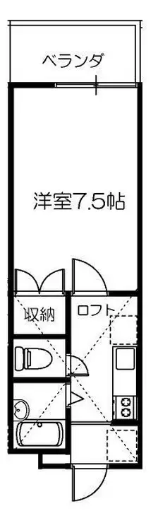 志幸18ミリオン 2階階 間取り