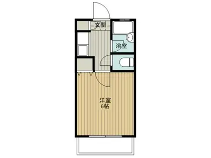 センティアまつもと(1K/1階)の間取り写真