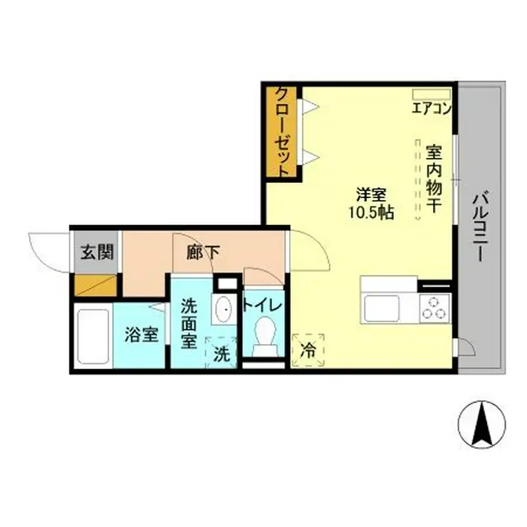 プレシャスガーネット 2階階 間取り