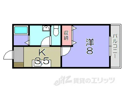 CHEZ NOIX(1K/1階)の間取り写真