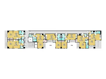 ステイビルII(1DK/6階)の間取り写真