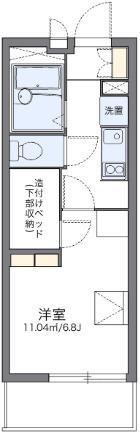 レオパレスエクセル御幣島(1K/1階)の間取り写真