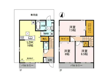 シェソワ坂ノ上(3LDK/2階)の間取り写真