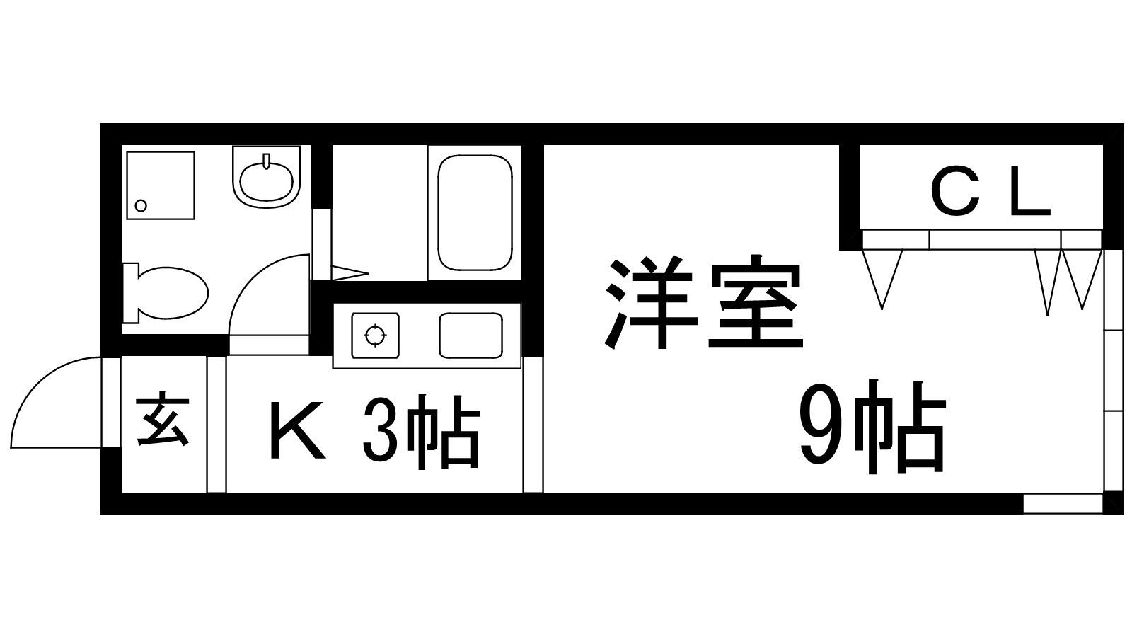 めぞん・ど・それいゆ(1K/2階)の間取り写真