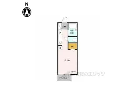 シティパル大宮A棟(ワンルーム/1階)の間取り写真