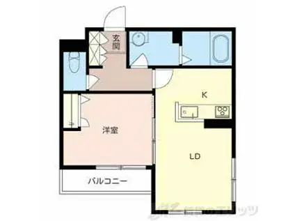 シャーメゾンルミナス(1LDK/3階)の間取り写真