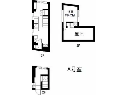 エレガンス文化ストリートII(1LDK/2階)の間取り写真