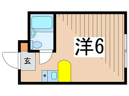 ベルピア鶴ヶ峰第2(ワンルーム/2階)の間取り写真