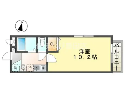 Rプリンス21(1K/3階)の間取り写真