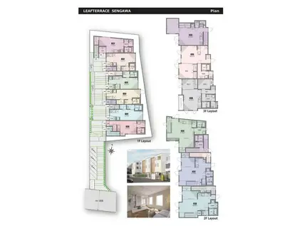 リーフテラス仙川(1LDK/2階)の間取り写真