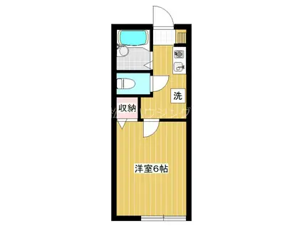 マインハウゼ(1K/1階)の間取り写真