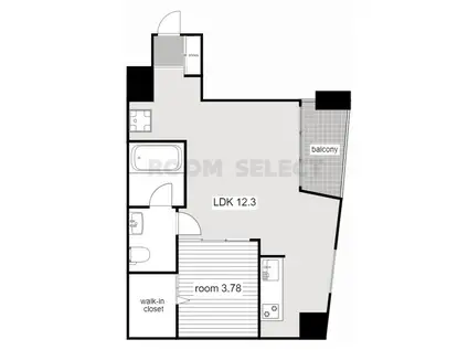 CHATEAU&HOTEL名駅南2ND(1LDK/10階)の間取り写真