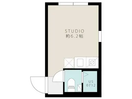 PROTO大岡山II(ワンルーム/B1階)の間取り写真