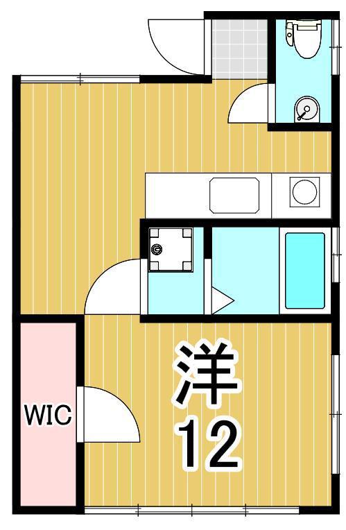 高富ビル(ワンルーム/3階)の間取り写真
