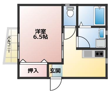 上池袋2丁目(1DK/2階)の間取り写真