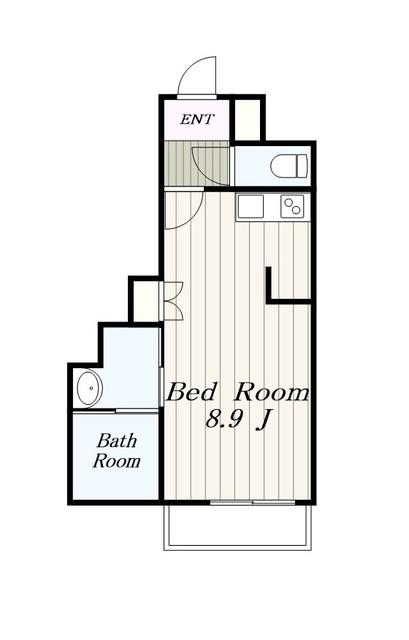 JMF RESIDENCE 町田(ワンルーム/1階)の間取り写真