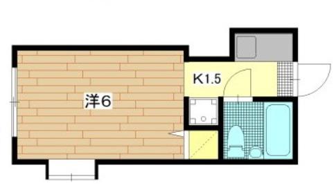 マンションプリエール(1K/3階)の間取り写真