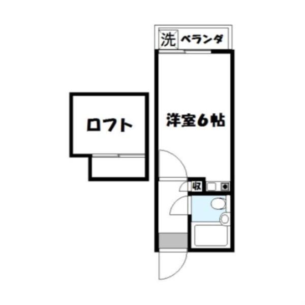 ドルチェ中野(ワンルーム/1階)の間取り写真