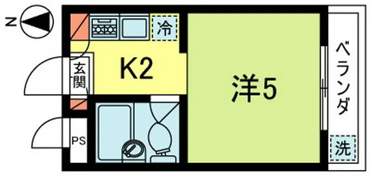 ドエル梅里 2階階 間取り