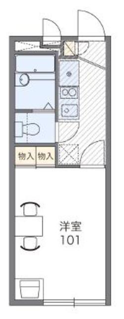 レオパレスジョイフル(1K/2階)の間取り写真