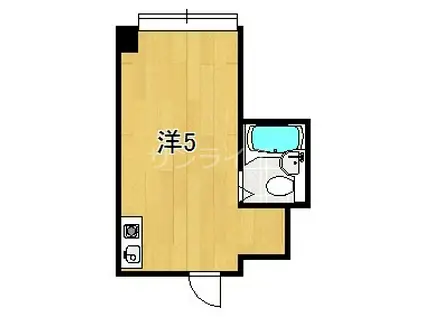 ジオナ深江橋(ワンルーム/6階)の間取り写真