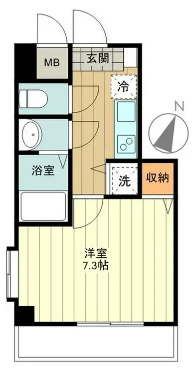 ガラ・ステージ立川 4階階 間取り