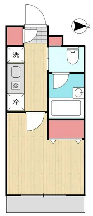 クイーンズビレッジミヨシ 2階階 間取り