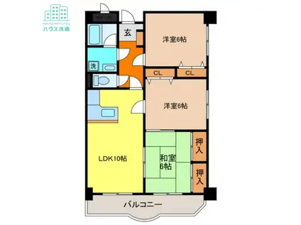 NOVAPORT(3LDK/1階)の間取り写真