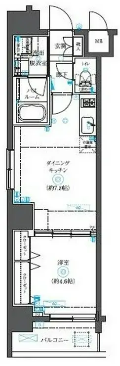 フェニックス横濱初音町 8階階 間取り