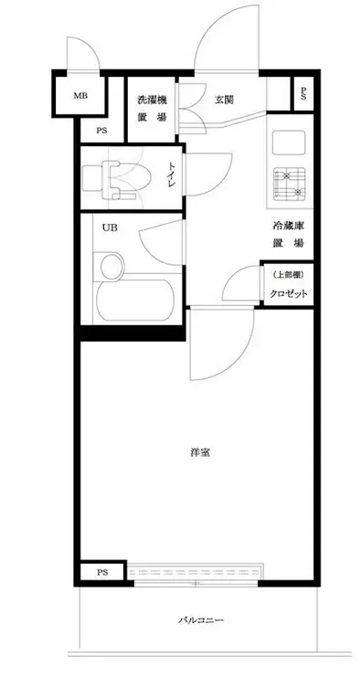 ルーブル大鳥居 2階階 間取り