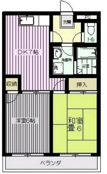 ガーデンテラス 1階階 間取り